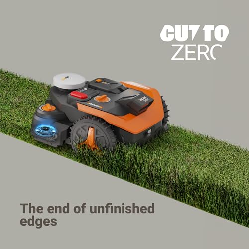Image of WORX Cut-to-Zero Edge Cutting for Robotic Lawn Mowers, WA0927 | Landroid Vision Cloud Clean Edge-to-Edge Lawn Cutting, 3 Height Settings, IP66 Washable, Fits WR310WR320 /WR340