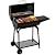 Royal Gourmet CC1830 30 Barrel Charcoal Grill with Side Table, 627 Square Inches, Outdoor Backyard, Patio and Parties, Black
