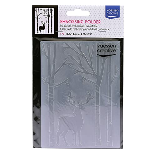 Vaessen Creative Carpeta de Embossing, Transparent, 14,6x10,8x0,5