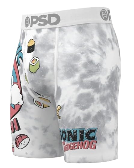 PSDPSD Men's Sonic the Hedgehog Boxer Briefs - Breathable and Supportive Men's Underwear with Moisture-Wicking Fabric