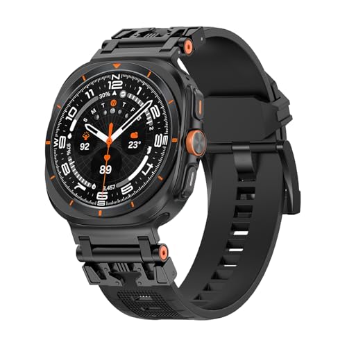 [Miimall] �R���p�`�u�� Galaxy Watch Ultra �����x���g 47mm �X�|�[�c�o���h �M�����N�V�[�E�H�b�` �E���g�� �o���h �^�� �ʋC�� �ϋv�� ���߉\ �y�� �_�炩�� �V���R���x���g Galaxy�E�I�b�` Ultra �x���g�i