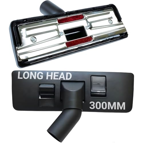 32mm Henry Hoover Head Replacement | 300mm Extended Neck Floor Brush with Dual Pedal | Durable Henry Hoover Attachments | Compatible with Numatic Henry Hetty HVR160 HVR200 NRV200 NRV240 & More