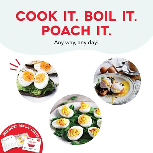 image for Dash Deluxe Egg Cooker - Boiler, Poacher & Steamer - Includes Measurin