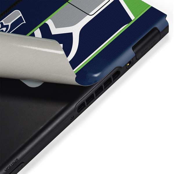 Skinit Decal Gaming Skin Compatible with Nintendo Switch Bundle - Officially Licensed NFL Seattle Seahawks Zone Block Design
