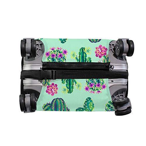 Housse de valise Cacti fleurs en polyester élastique CHEHONG - 3
