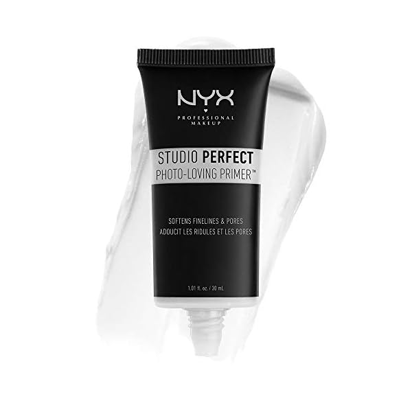 NYX Professional Makeup Studio Perfect Primer - Clear, Makeup Primer, Ebenmäßiger Teint, Vermindert feine Linien und…