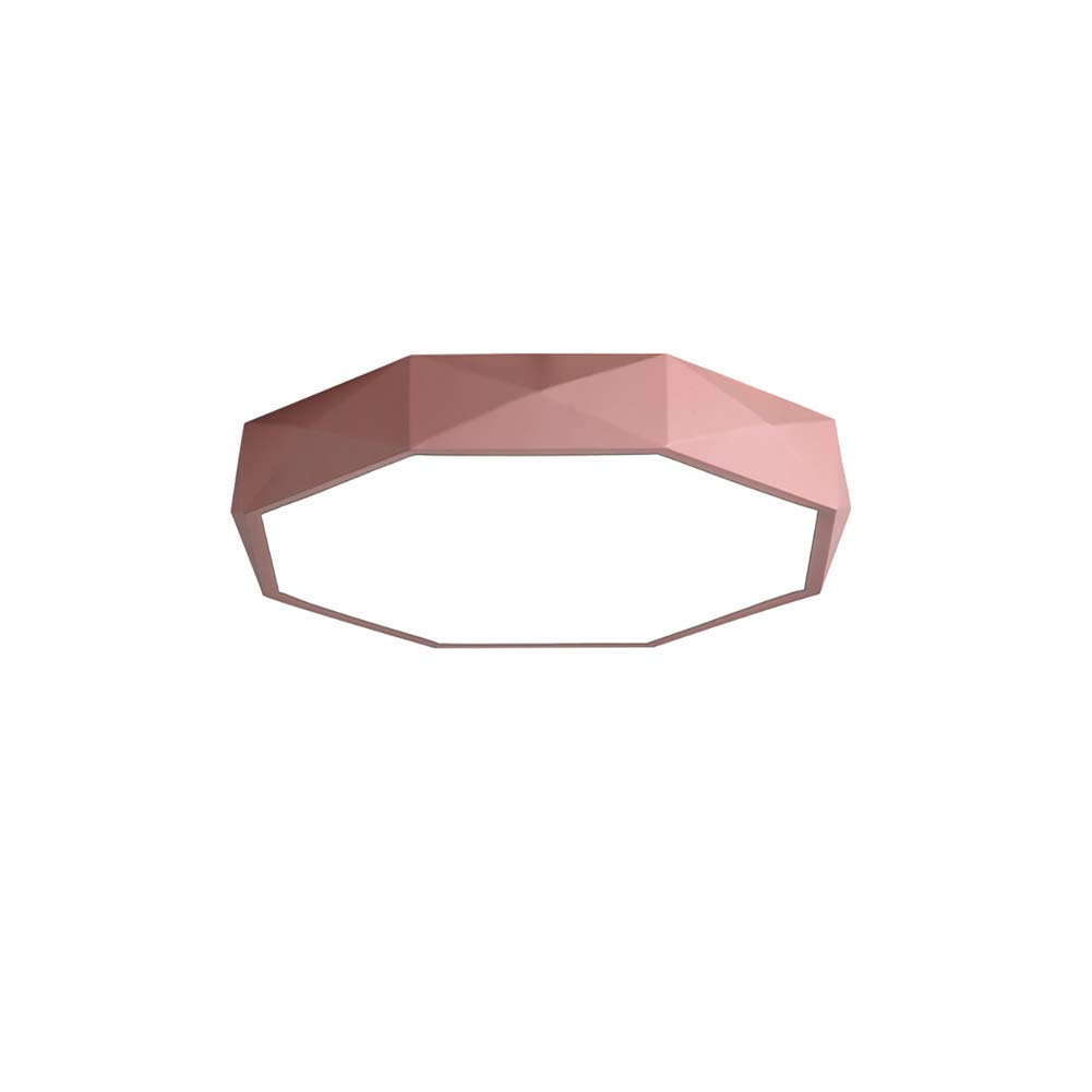 Plafonnier Led design octogonal géométrique pour salon et salle à manger - 8