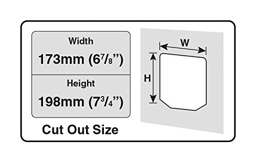 Cat Mate Rotary 4-Way Locking Cat Flap - White #TOP2