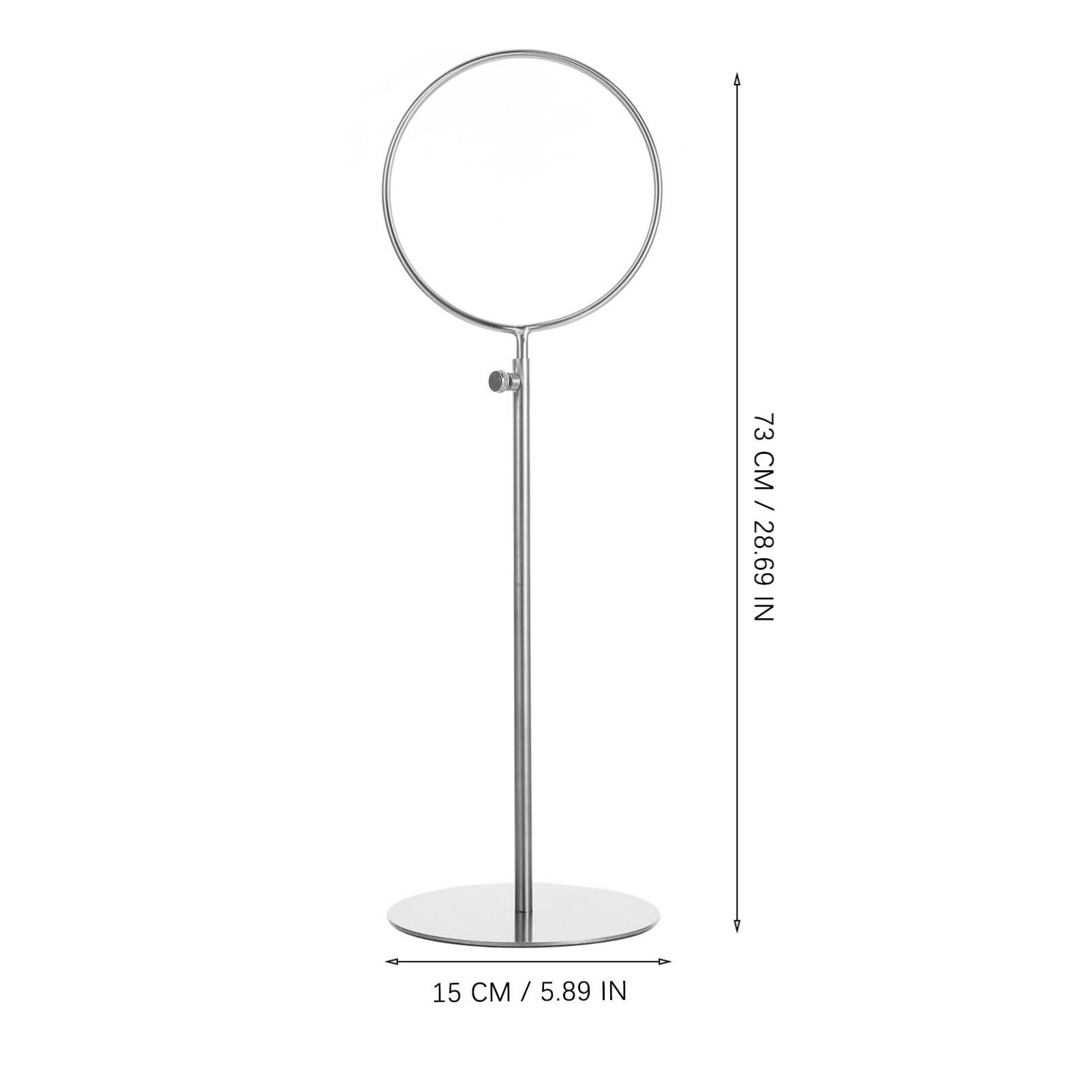 Alipis Expositor De Bufandas Ajustable para Tienda Organizador De Chales De Metal Soporte para Guardar Cinturillas Estante De Almacenamiento