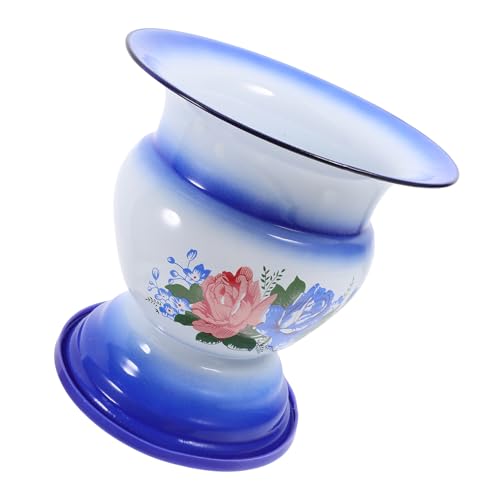 SAFIGLE 1 Pieza Espito de Enamel Vintage para Diseño Antideslizante de Limpiar Retro para Baños