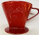Friesland Porzellan Melitta Kaffeefilter Rot gespritzt 102, Gr. 2