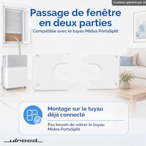 Bride compatible avec Midea Portassplit Climatiseur Porta Split Accessoires – vue 4