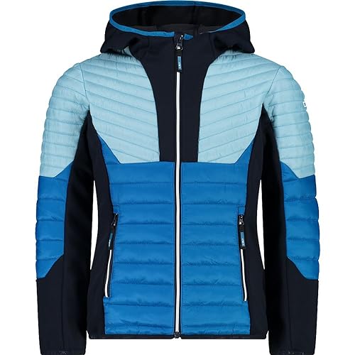 CMP Kinder Hybrid Hoodie Jacke, giada, 128