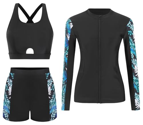 Rashguard anti-UV femmes SEAUR avec shorty pour sessions de surf et journées plage du S au XL