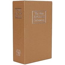 Adult Piggy Bank with Combination Lock - Secure Money Box Safe for Cash Jewelry & Documents | Book Shaped Storage Box, 18.2x11.8x5.7cm