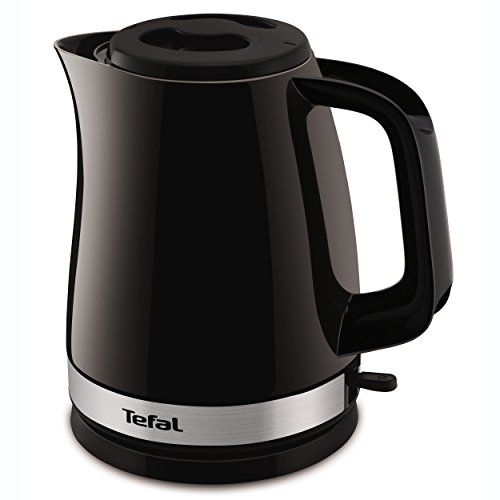 Tefal KO150F Wasserkocher Delfini Plus, 2400 W, 1,5 L, kabellos, 360 Grad Sockel, schwarz – Bild 3