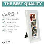 pbf PHOTO BOOTH FRAMES 2x6 Photo Frame | Premium Designer Photobooth Frame with Stand (White) - Image 4