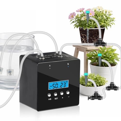 Système d'irrigation goutte à goutte automatique et minuterie programmable pour pot