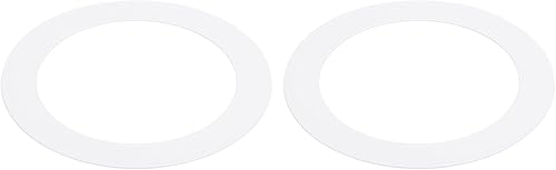 Miniatura 10 de PATIKIL Anillos de goof de 6.3 pulgadas de diámetro exterior de 10.04 pulgadas para luz empotrada, paquete de 2 anillos de iluminación de metal