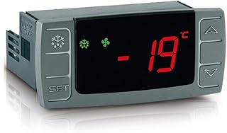 Digitaler Temperaturregler XR02CX-5N0C1 mit Intelligentem Alarmsystem, Einbau-Thermostat für Kühlschränke und Kühlvitrinen, -40 bis +99°C
