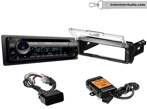 Sony MEX-N5300BT Single Din Radio Install Kit With CD Player, USB/AUX, Built-In 16
