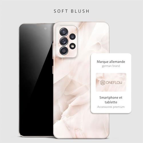 Coque rigide Samsung Galaxy A52s 5G aspect marbre rose ONEFLOW - 4