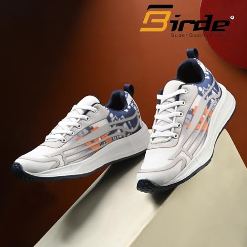 Image of Birde Men's Sports Shoes | Lightweight Running Shoes for Men | Breathable Walking Shoes with Cushioned EVA Sole | Comfortable Gym Sneakers