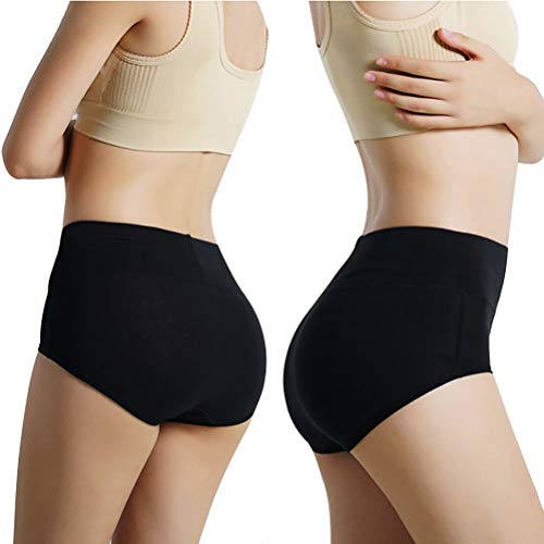 Ummiss VC06 Womens Panties, Soft Cotton Solid High Waist Tummy Control Breathable Underwear Brief,Multi,L thumb #5