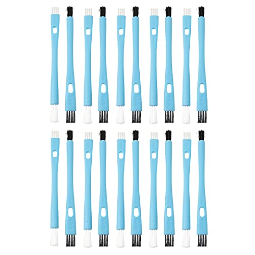 Csnsd Esd Double-Head Brush 10Pcs Blue Plastic Handle Anti Static Brush For Electric Appliances Humidifier #TOP13