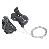 EBTOOLS. サムシフター シフトレバー アルミニウム合金 自転車左右変速機 シフト 人間工学 シフター マウンテン 自転車アクセサリー 3X7 スピード