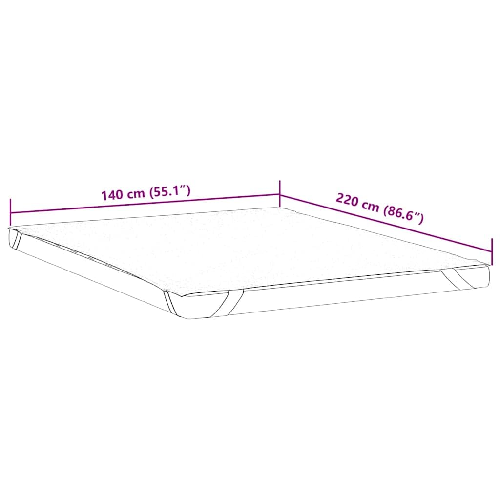 Möbel Wohnaccessoire Matratzenschoner weiß 140x220 cm wasserdicht Möbel