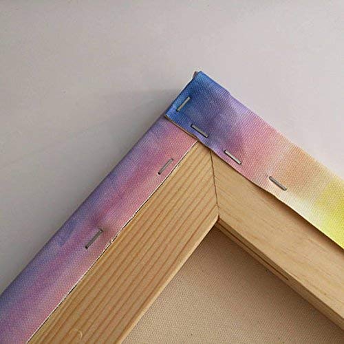 Banksy Canvas Print Colorful Rain Graffiti Wall Art Print Gallery Wrapped Image Mural Artwork For Home Decoration Modern Framed Poster Gift (Banksy Artwork 5, 20X40 Inch) #TOP2