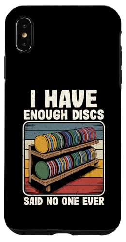 Funny Disc Gof Men I Have Enough Discs�B �X�}�z�P�[�X iPhone XS Max �p