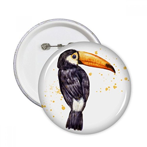 Badge Ramphastos Toco oiseaux pour personnaliser vos vestes et sacs à dos