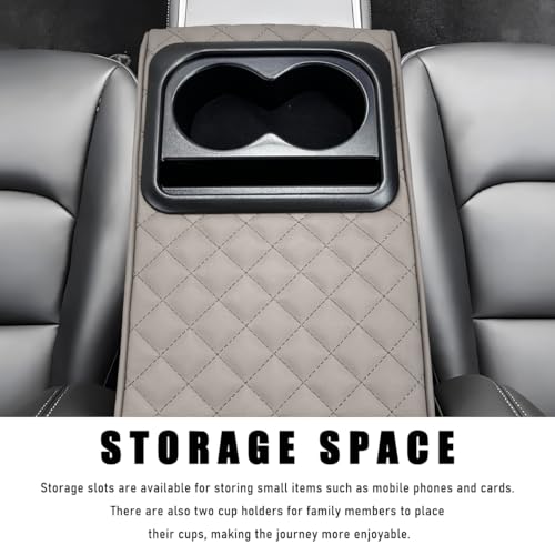 image for Yourkar Car Center Console Armrest Pillow, Waterproof Car Armrest Cove