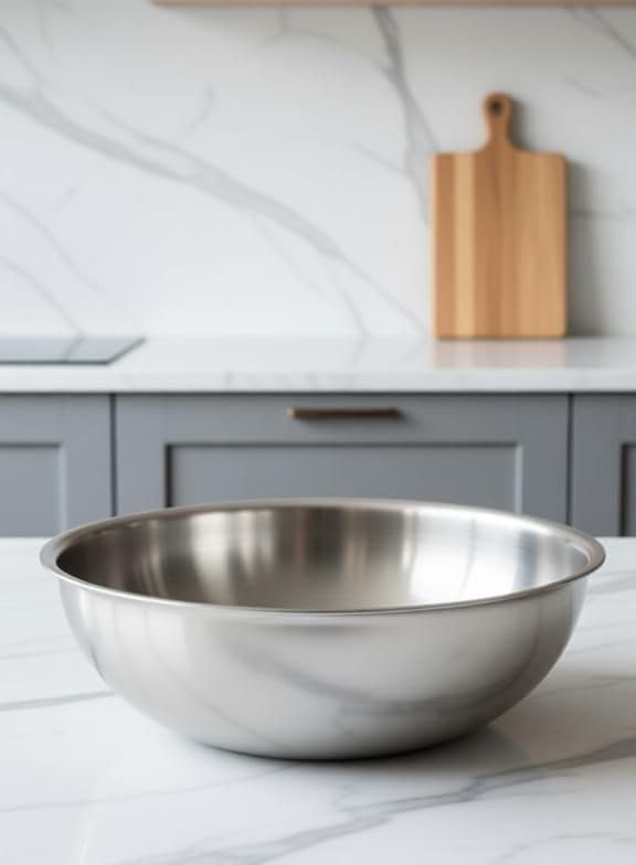 Image of Bhalaria Triply Stainless Steel Tasla 20CM | 1.5L Capacity | Induction & Gas Compatible | 2X Faster Heating | Easy to Clean | Less Oil Use | 100% Food Safe | Durable Cookware Silver