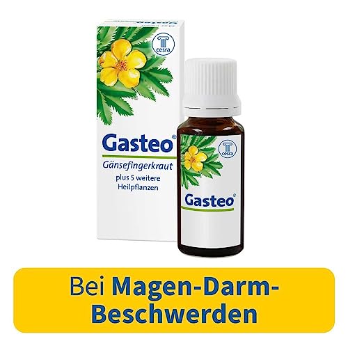 Magentropfen Gasteo mit 6 Heilpflanzen für Magen-Darm-Beschwerden
