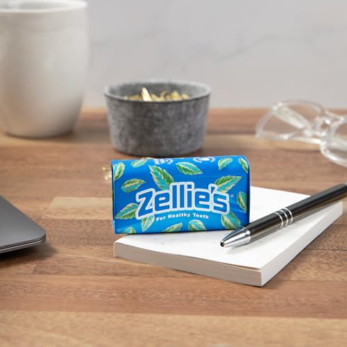 Zellies | 100% Xylitol Sugar Free Cool Mint Breath Mints | Non-GMO, Low-Calorie, Gluten Free, Vegan & Kosher Mints (540 Count - Pack of 1)