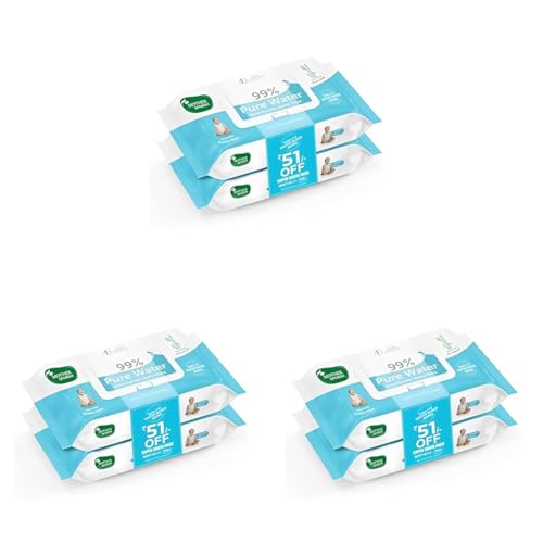 Image of Mother Sparsh 99% Pure Water Baby Wipes (40X2) Super Saver Travel Friendly Combo Pack | Wipes Made with Plant Based Fabric (Pack of 3)