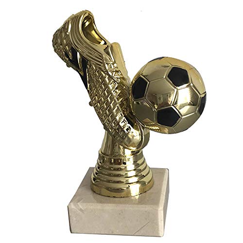 Larius Fußball Goldener Schuh Trophäe Fußballpokal Ehrenpreis Torschützenkönig (Ohne Text)