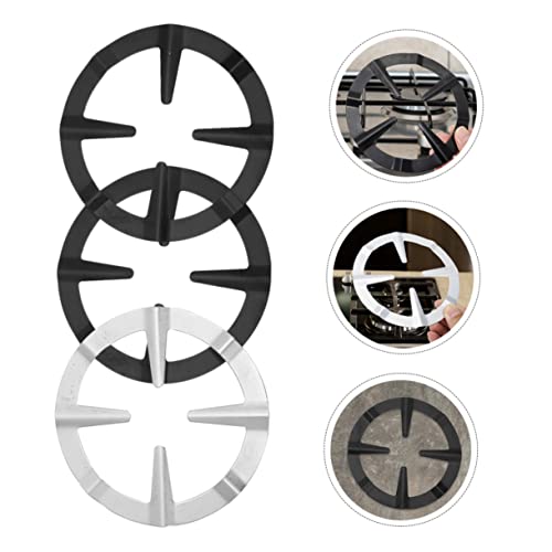 Veemoon 9 Peças tripé de fogão a gás toalhetes de unhas sem fiapos rack de fogão a gás substituível