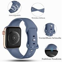CeMiKa Sport Armband Kompatibel mit Apple Watch 45mm 46mm 44mm 42mm 49mm – Ansicht 4