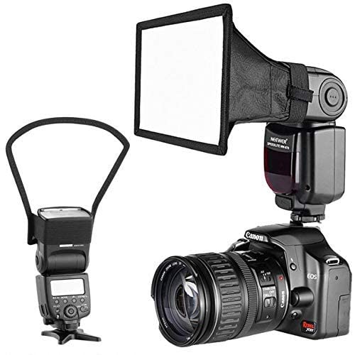 MVPRO Camera Speedlite Flash Softbox and Silver/White Card Reflector Diffuser Kit for All Type DSLR Cameras Flashes Indoor Outdoor Photo Video Studio Shooting Photography-image-13
