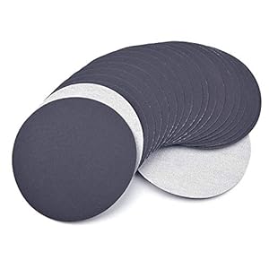 60 stuks schuurpapier, 125 mm klittenband, natte droge schuurschijven, waterschuurschijven, korrel 320/600/800/1200/1500/2000, excentrische schuurpapierset voor auto, metaal, hout