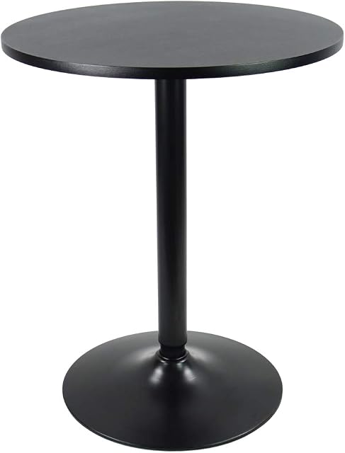 KKTONER Round Bar Table 60CM Top for Cocktail Bar Pub Coffee Tea Dining Bistro outdoor Table (74CM H)
