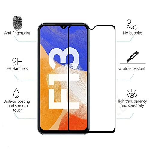 Image of STP FEEL Tempered Glass Compatible for Samsung F13 | Edge to Edge Coverage Screen Protector Guard | Full Screen Protector (6.6 Inch, Pack of 1)