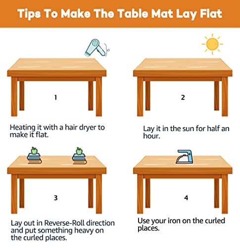Protection de table transparente anti-rayures nappe plastique 1,5 mm - 8