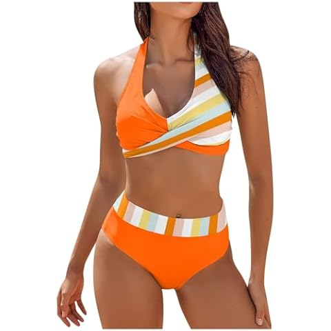 Women's High Waist Bikini Set with Tummy Control Cover