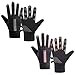 NIDONE Biking Gloves 1 Pair Touchscreen Thermal Gloves Non-Slip Waterproof Windproof Stylish Fleece-Lined Winter for Sports, Grey for Women