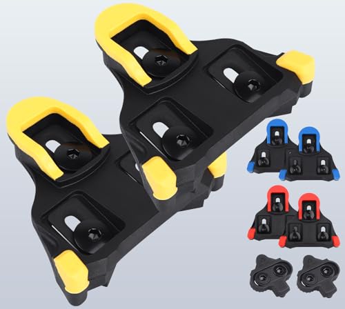 NAACOO Fahrrad Schuhplatten kompatibel mit Shimano SPD-SL-Pedalen/SM-SH10...